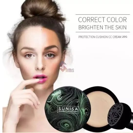 Sunisa Foundation Base Waterproof Mushroom Head Air Cushion Bb Cream Nude Liquid Foundations Cc Cream